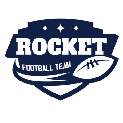 Rocket Football Team logo template Thumbnail